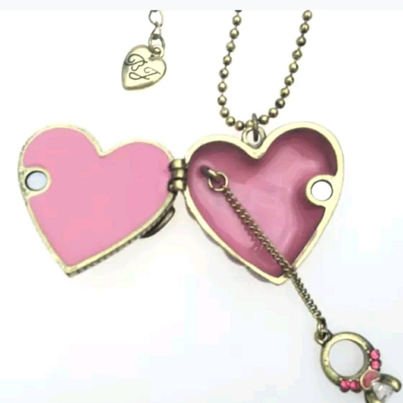 ♠️Betsey Johnson "True Love" Hearts Locket Set - Picture 5 of 7