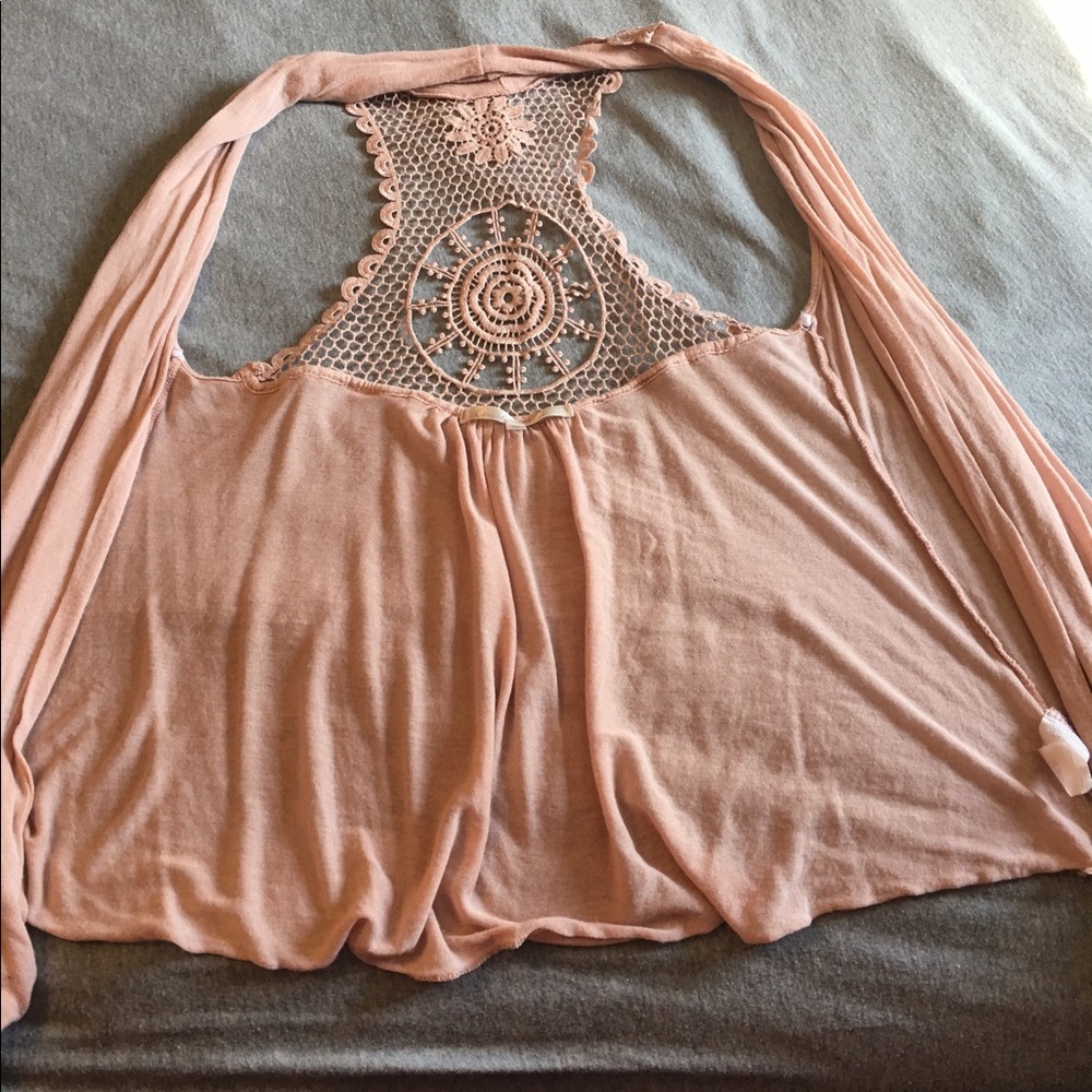 Light pink dressy vest. Size small