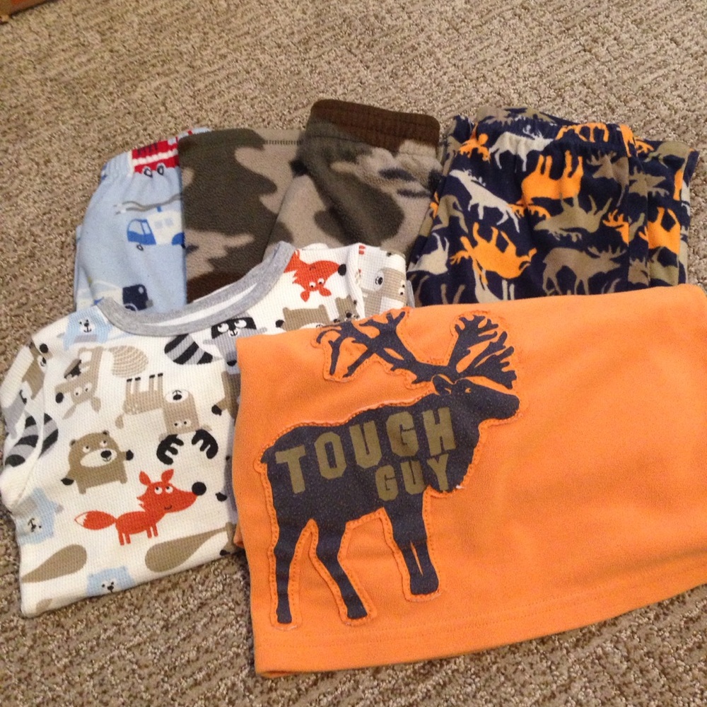 Lot of boys PJ's