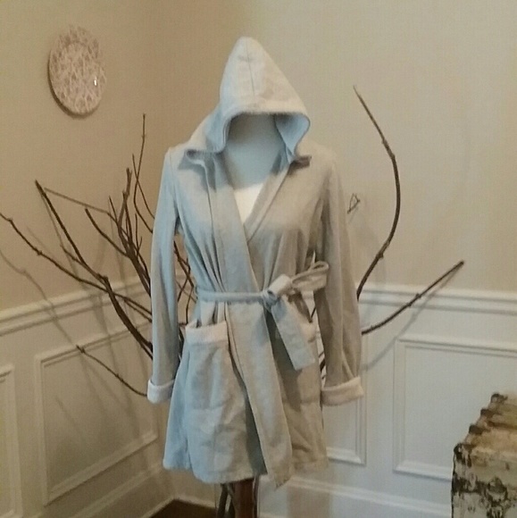 Lucky Brand Other - Lucky Brand Bathrobe Sz. S Gray W/Pockets and Hood