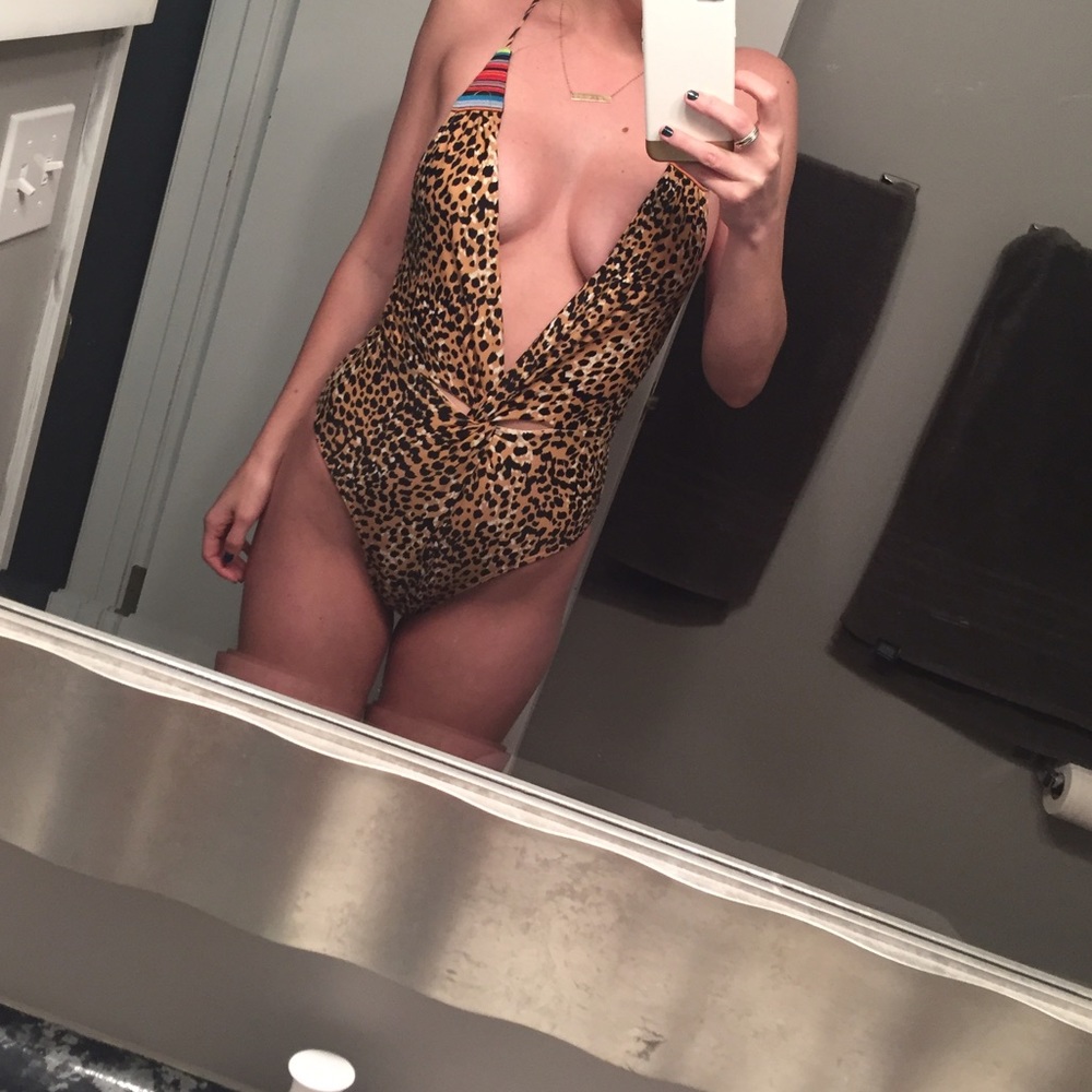 Mara Hoffman Leopard One-piece