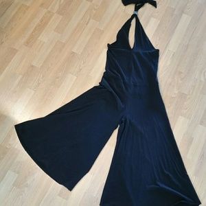 Gaucho type  Halter Jumpsuit