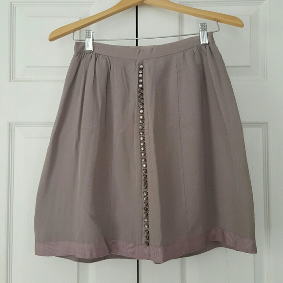 🎊HP🎊 Anthro | Silk Button Loop Skirt - Picture 3 of 6