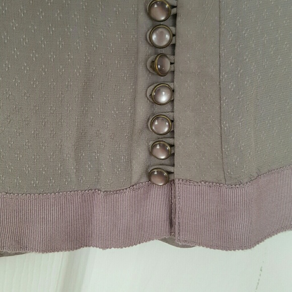 🎊HP🎊 Anthro | Silk Button Loop Skirt - Picture 4 of 6