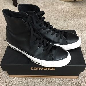 Ladies Converse Leather  High Tops