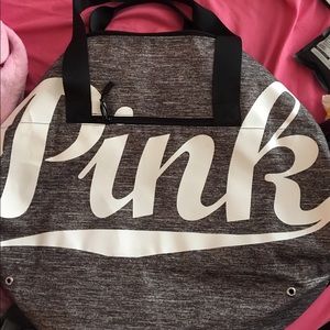 Brand new pink duffle bag