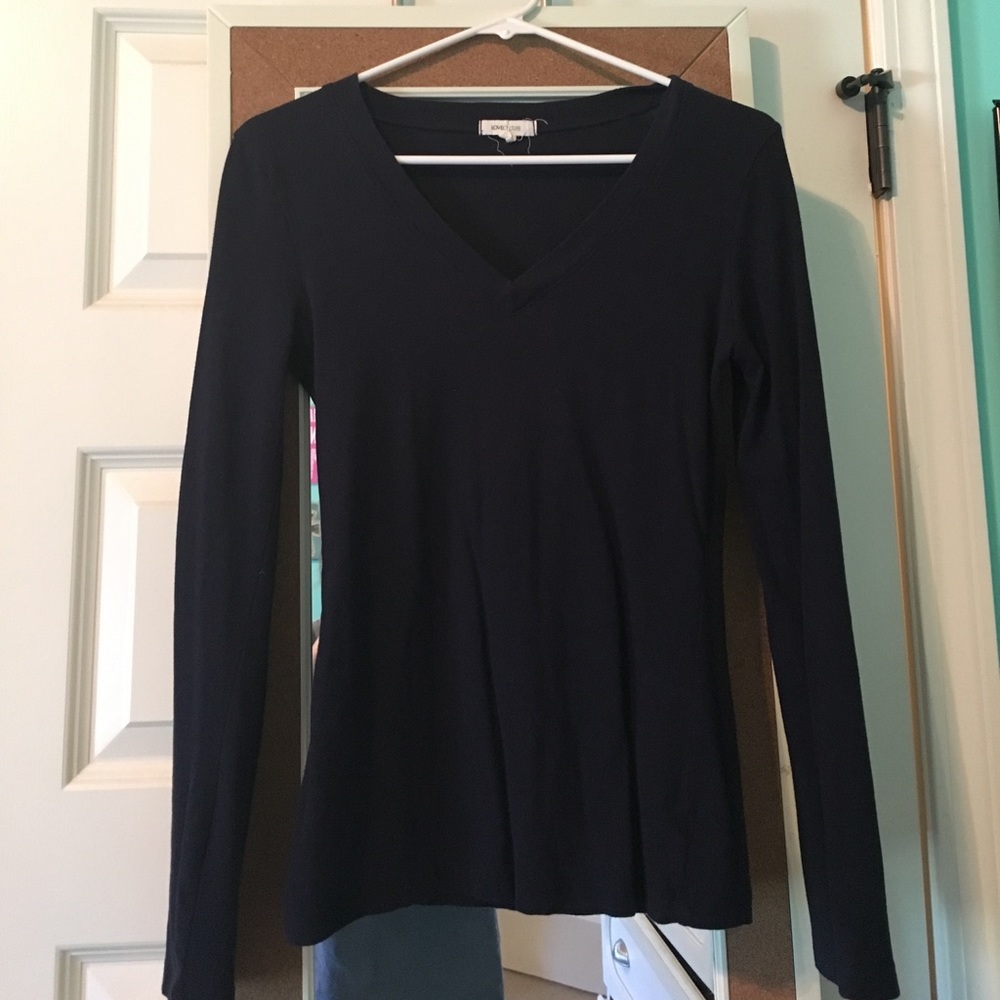 Long sleeve navy shirt