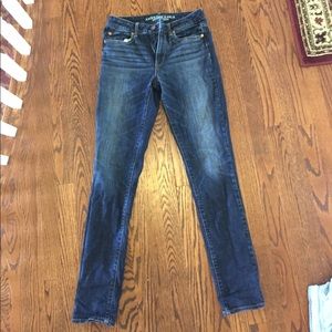 High rise skinny jean