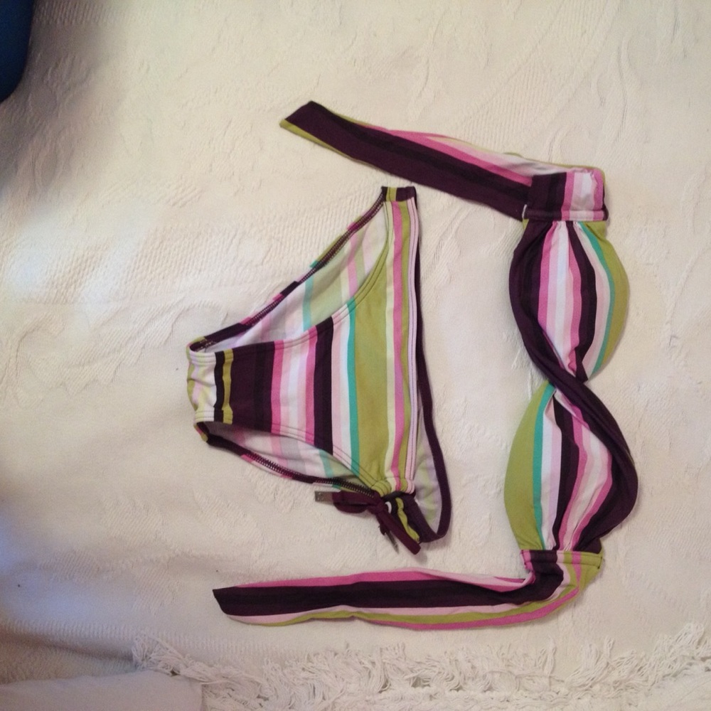 Multi-colored bathing suit