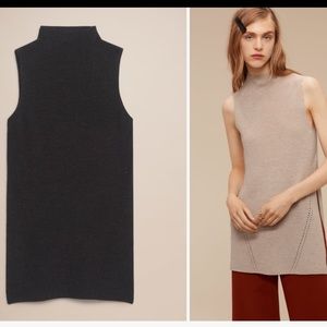 Aritzia Wilfred Durandal Sweater Heather Black S