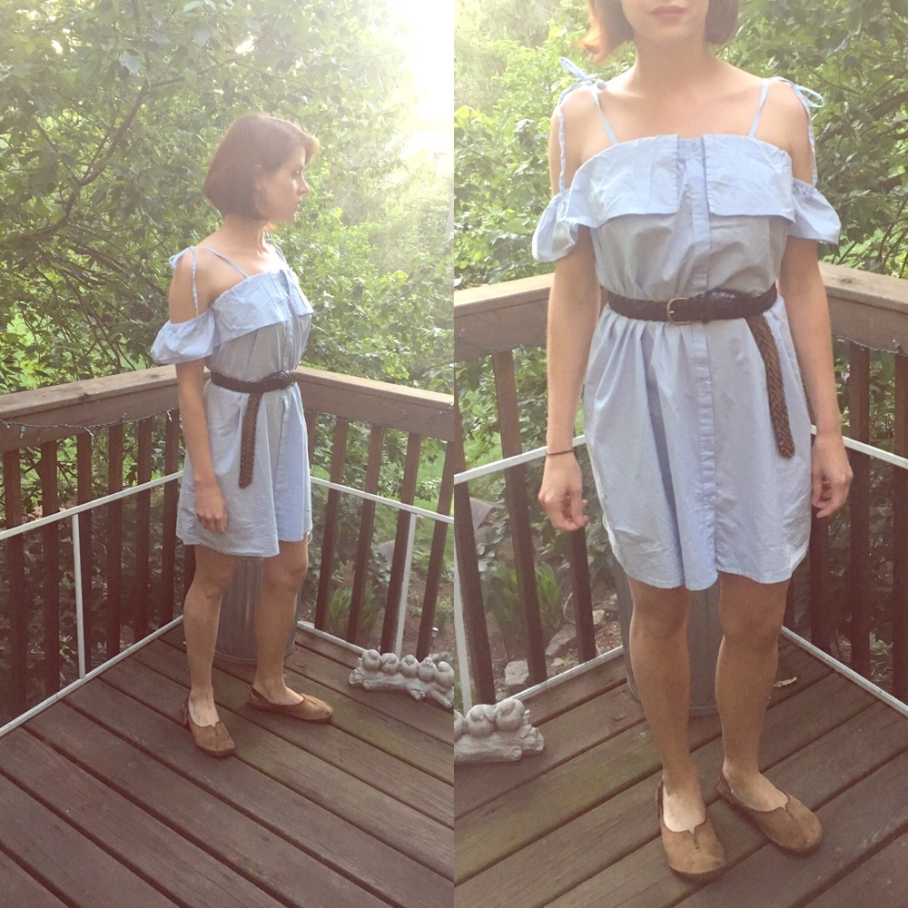 Cute light weight blue dress