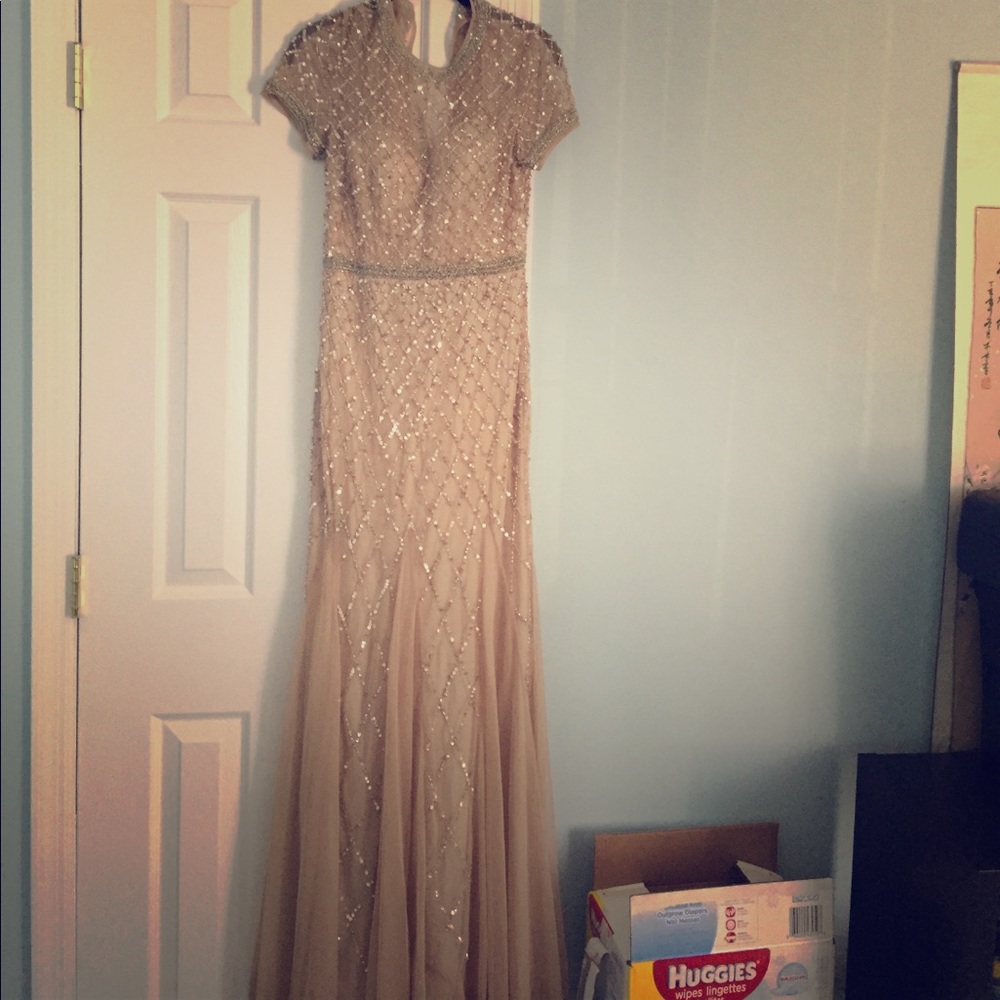Adrianna Papell beaded dress size 2