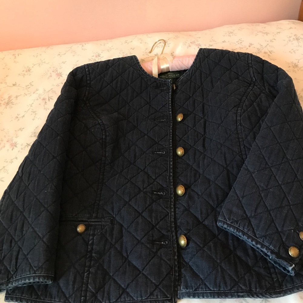 RALPH Lauren Jean jacket: quilted L