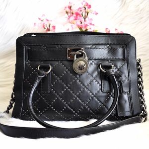 MK Microstud Hamilton Satchel