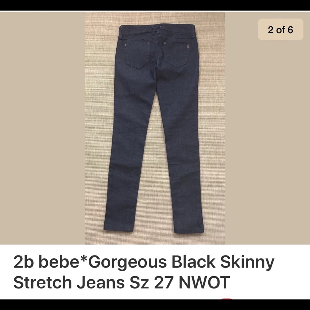 New Bebe jeans size 27
