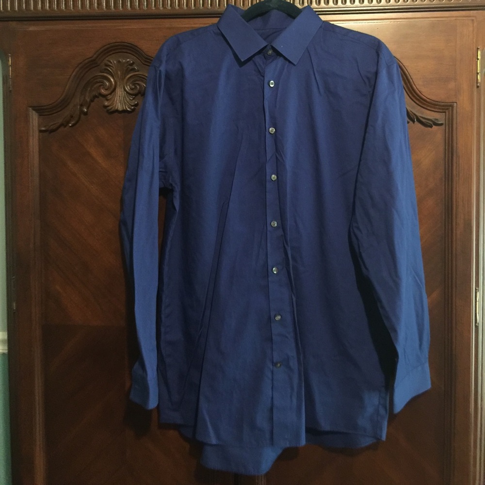 J. Ferran Men's Slim Dress Shirt Sz XL