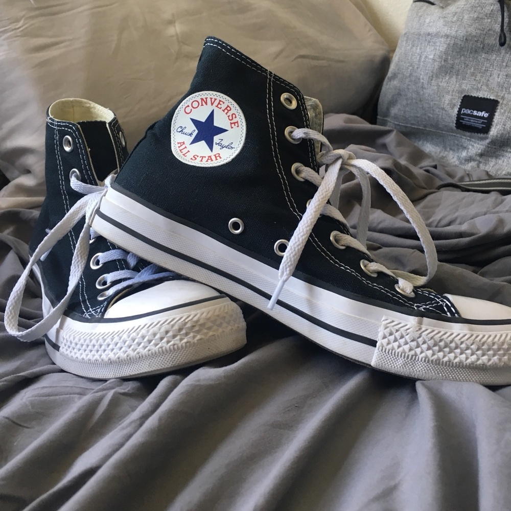 Black Converse Hi-Tops