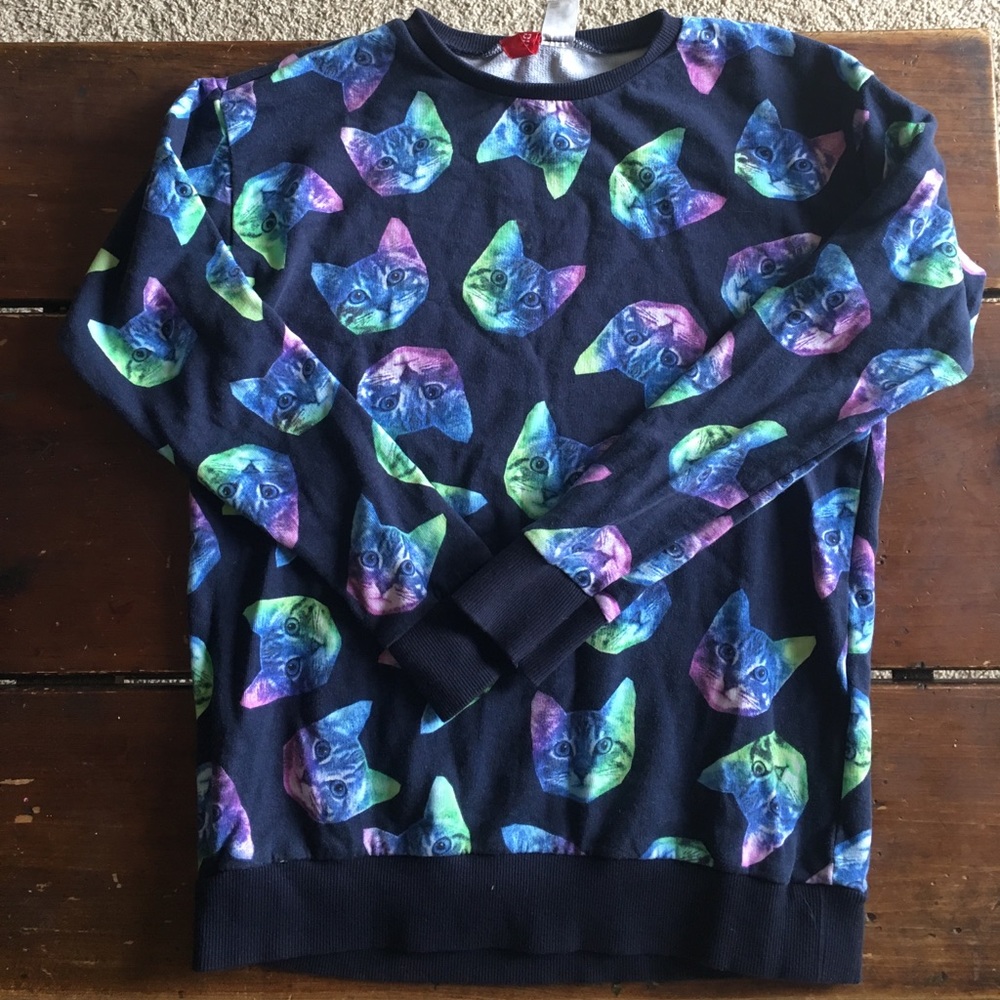 Trippy cat sweater