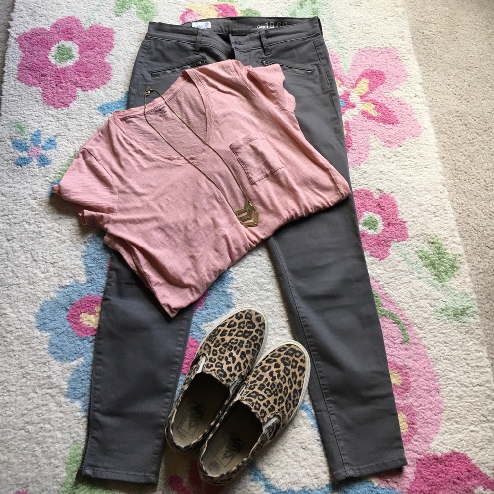 Gap side zip legging jean