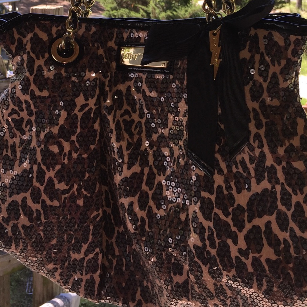 Betsy Johnson Cheetah Print Purse