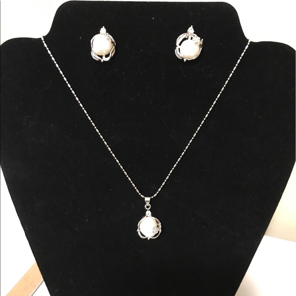 freshwater pearl set