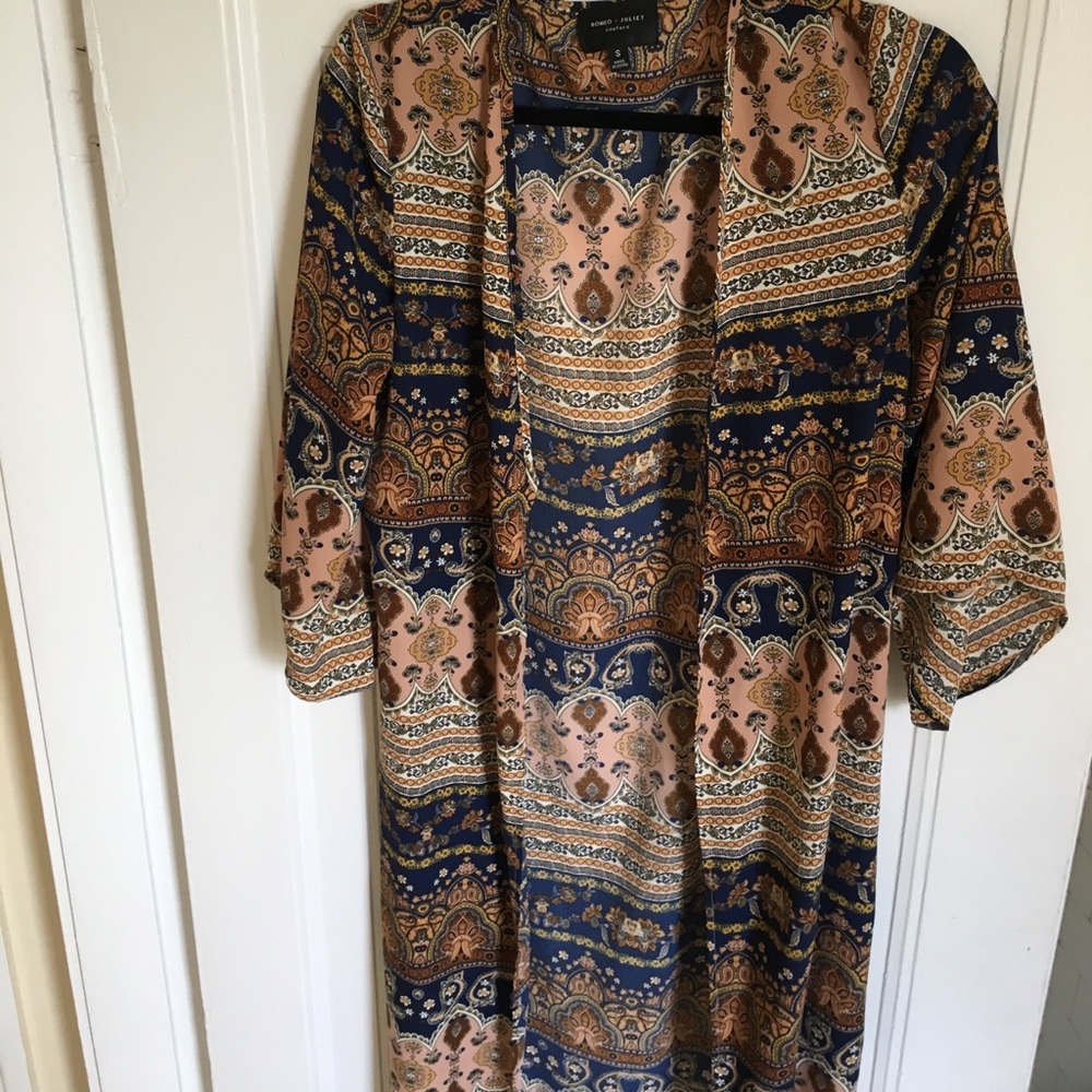 Long gorgeous silky cardigan