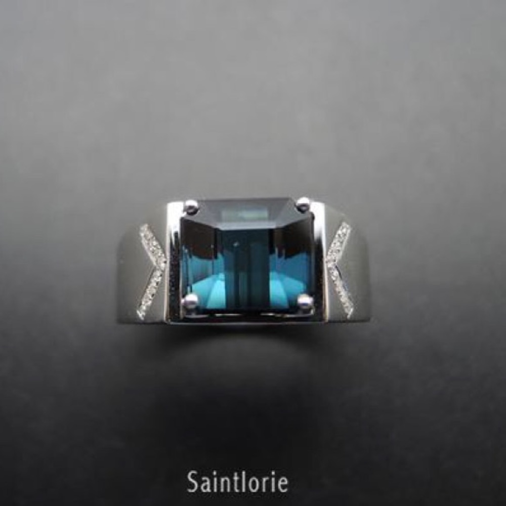5.7 Carat Tourmaline Engagement Ring