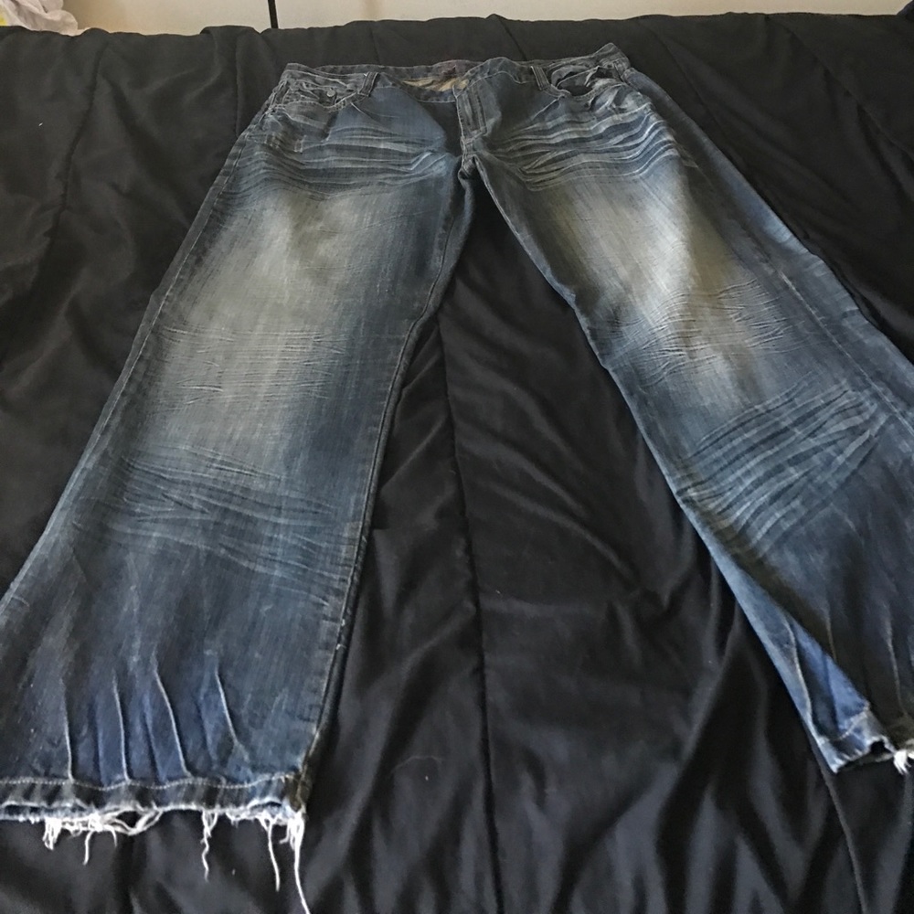 Stone touch jeans