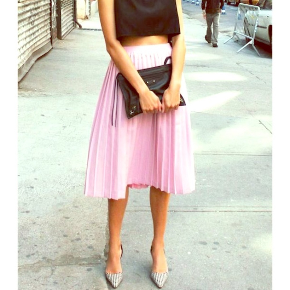 Asos pleated midi skirt