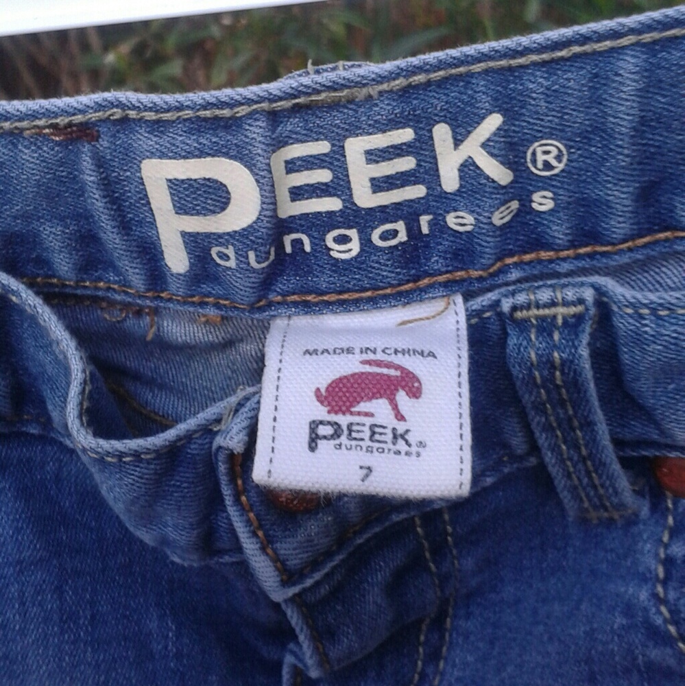 "Peek" brand Children's blue jeans
