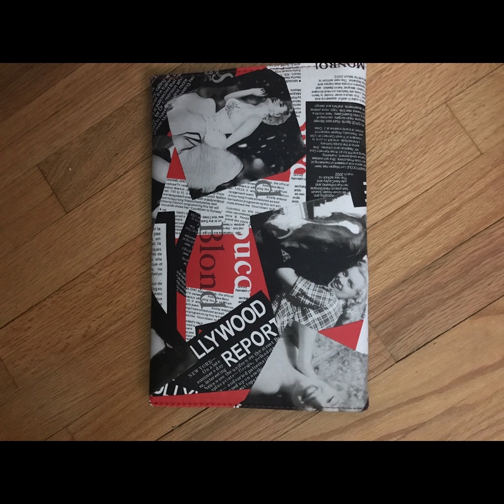 Newspaper style Clutch