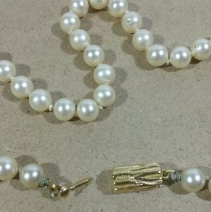 Napier Faux Pearl Necklace