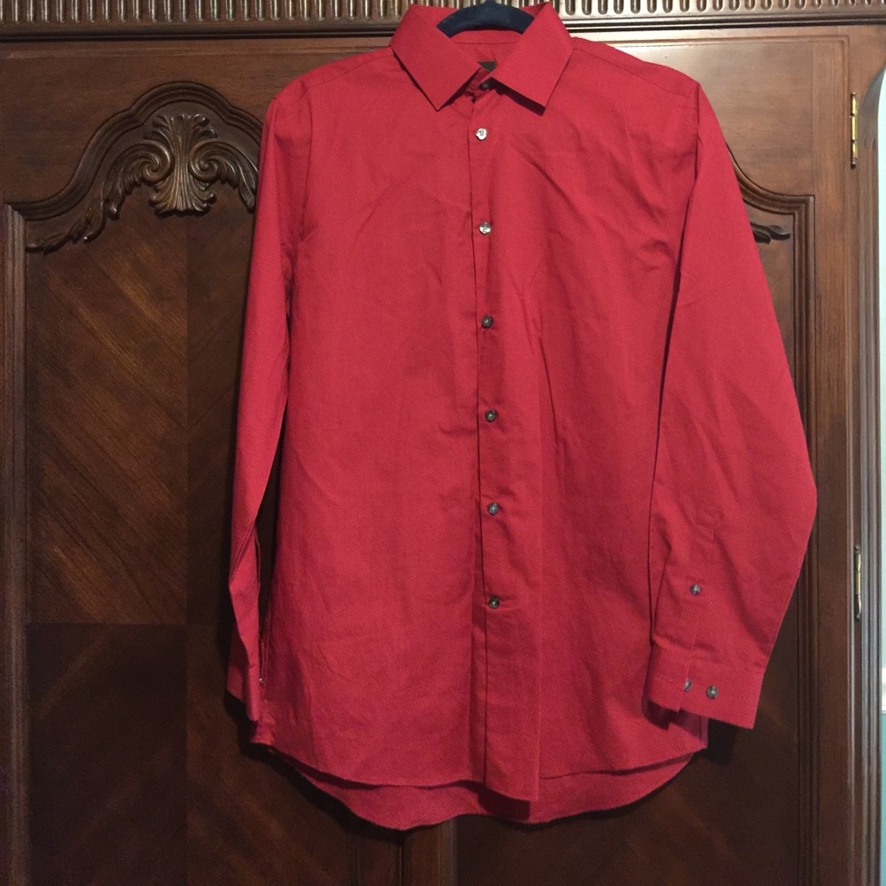 J. Ferrar Slim Fit Men's Dress Shirt Sz M