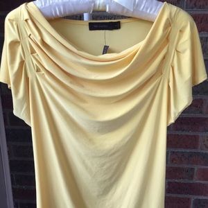 The Limited Yellow blouse size Medium NWT