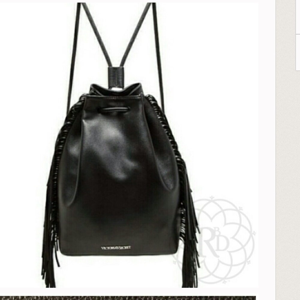 Victoria secret black backpack - Picture 2 of 3