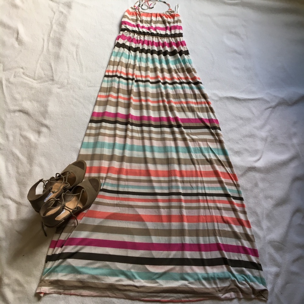 Banana Republic Halter Maxi Dress