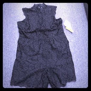 Lace romper (plus size)