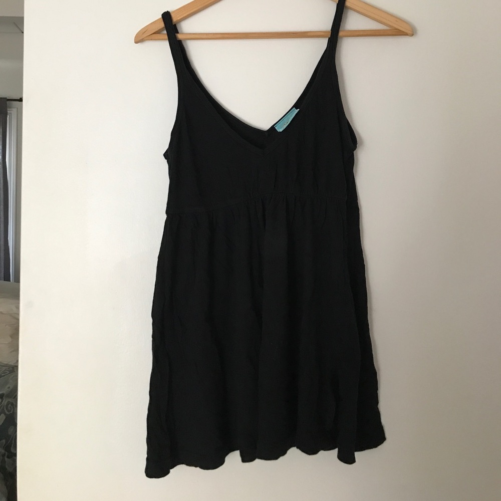 Black Empire Waist C&C Tank