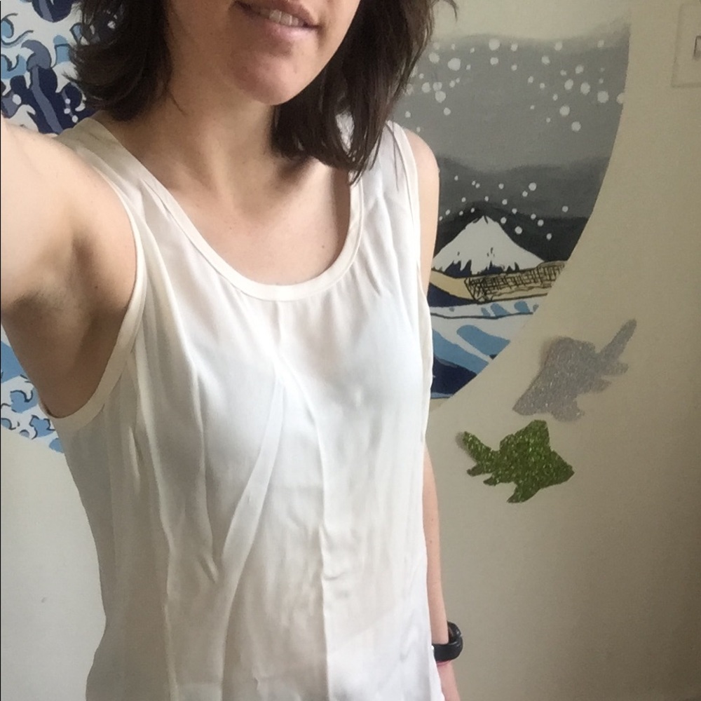 Ann Taylor sleeveless blouse