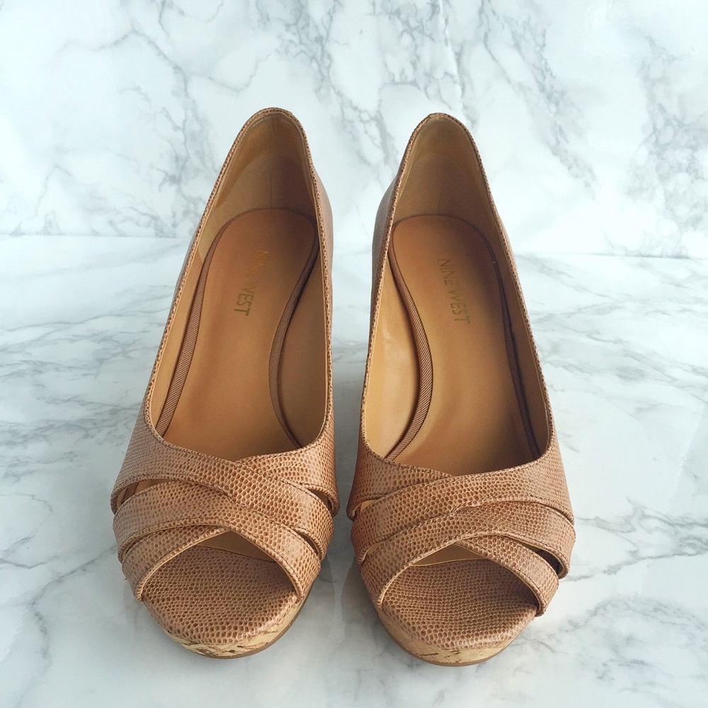 NWT Nine West Wedge Sandal