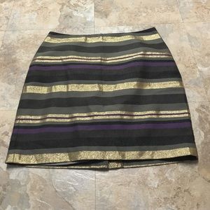 Sz 0P Banana Republic multicolored skirt
