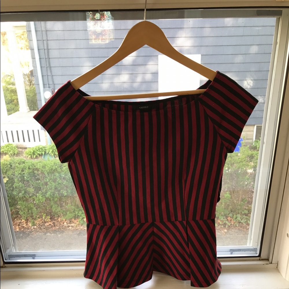 Forever 21 Peplum Top