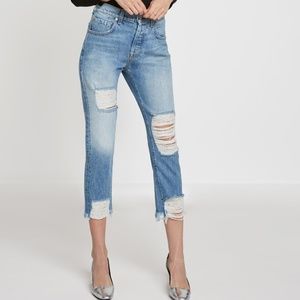 High waisted josefina skinny boyfriend jeans 25