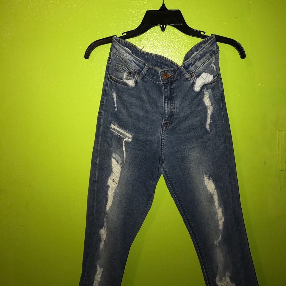 H&M distressed jeans