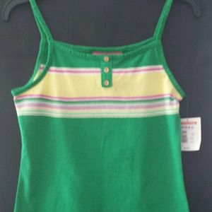 ROXY GIRL TOP LARGE GREEN NWT