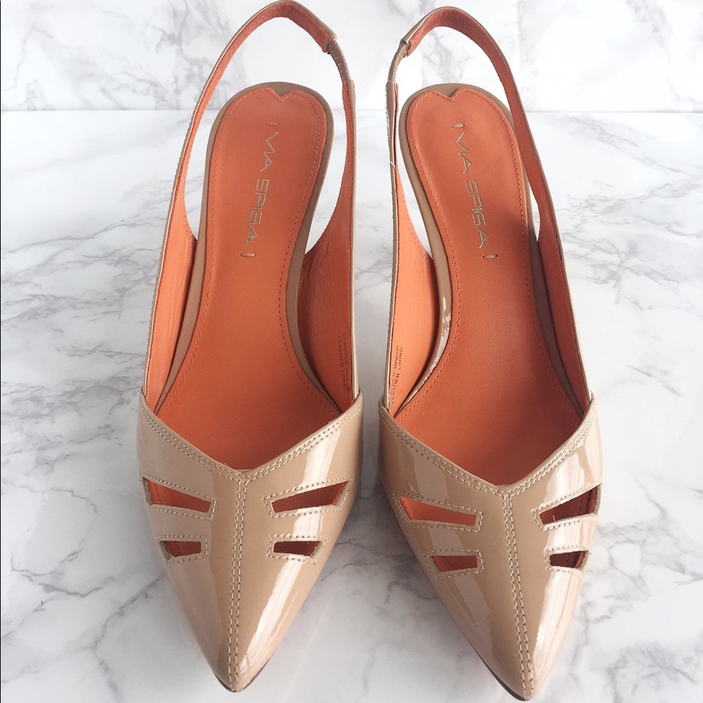 NWT Via Spiga Slingback Heels