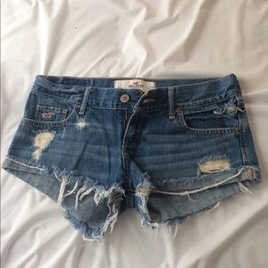 Hollister jean shorts