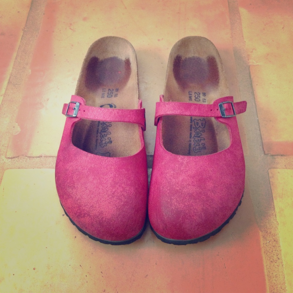 Birkenstock Birki's red Maria Mary Janes, 39