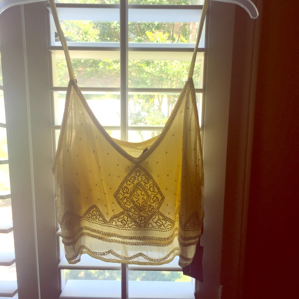 Forever 21 beaded crop top