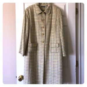 Kate Hill spring/summer coat in pastels.